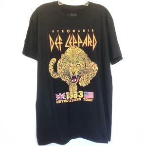 Def Leppard Pyromania 1983 Band T shirt